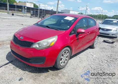 2013 Kia Rio Lx from USA, damaged, VIN KNADM4A37D6280909